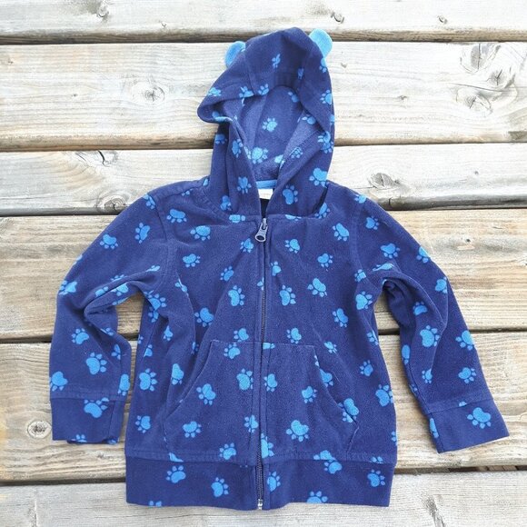 CUTE NEVADA Puppy Dog Paw Prints Sweater 18Month - Picture 1 of 4